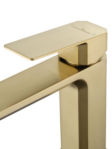 Смеситель Wonzon & Woghand Diamond WW-88139011-BG на раковину золото - фото 4