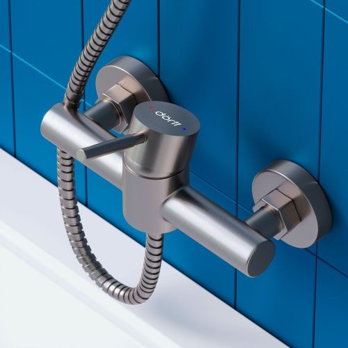 Смеситель для душа Dorff Logic new D3020000SS настенный нержавеющая сталь - фото 3