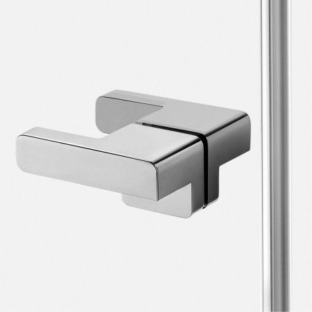 Душевая дверь New Trendy EVENTA L EXK-4452 90х200 стекло прозрачное профиль хром