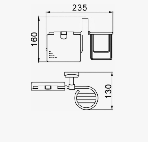 Держатель освежителя воздуха D-Lin D242330 - фото 2