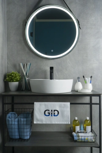 Раковина керамическая Gid Geométrico 51153 40х40 накладная цвет белый 1 отверстие под смеситель - фото 3