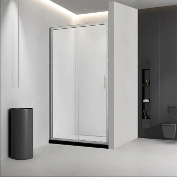 Душевая дверь Veconi Vianno VN46BC-120-01-C5 120х195 стекло прозрачное профиль черный