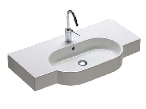 Раковина из сантехнического фаянса Hatria AREA YXA001 90х50 подвесная цвет белый