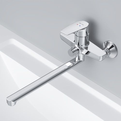 Смеситель для ванны и душа Am.Pm Gem F90A90000 настенный хром - фото 4