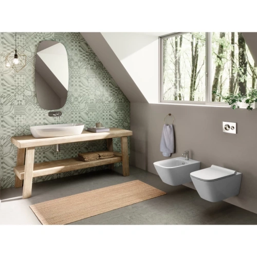 Раковина из сантехнического фарфора Catalano Alvea 0622800001 80х40 накладная цвет белый без отверстий под смеситель - фото 2