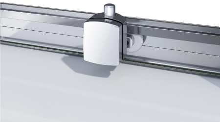 Душевая дверь Good Door SPIRIT СП00017 100х190 стекло прозрачное профиль хром