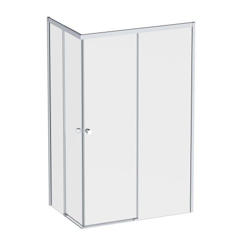 Душевой уголок Am.Pm X-joy W94G-403-120280-MТ1К 120х80 стекло прозрачное профиль хром без поддона - фото 2