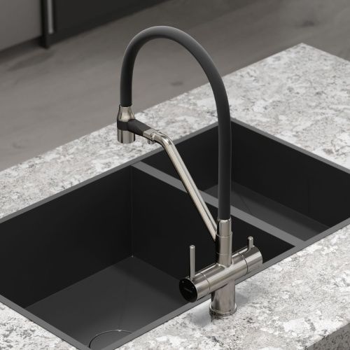 Смеситель для кухни Sancos Dora SC4003BN на мойку никель - фото 4