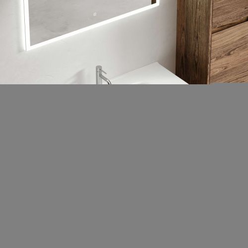 Тумба под раковину Sancos Libra LB90ECH 90х50 подвесная цвет коричневый - фото 5