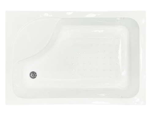 Душевой поддон акриловый Royal Bath BP RB8100BP-L 100х80 белый с ножками - фото 2