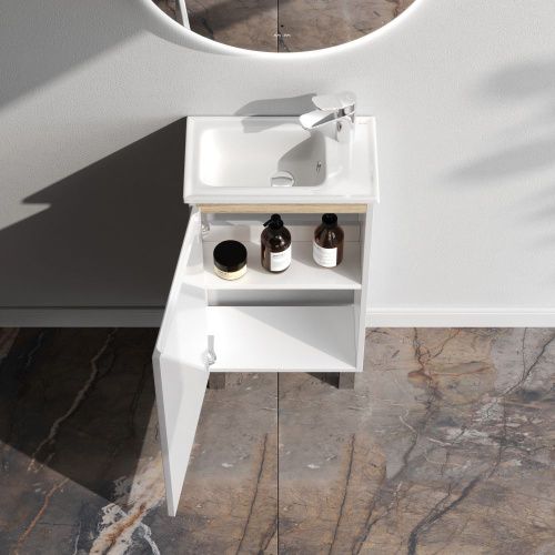 Тумба под раковину Am.Pm X-Joy M85AFSX0451WG 40х20 напольная цвет белый - фото 3