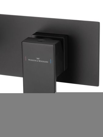 Смеситель для раковины Wonzon & Woghand Cube WW-88869016-MB встраиваемый в стену черный