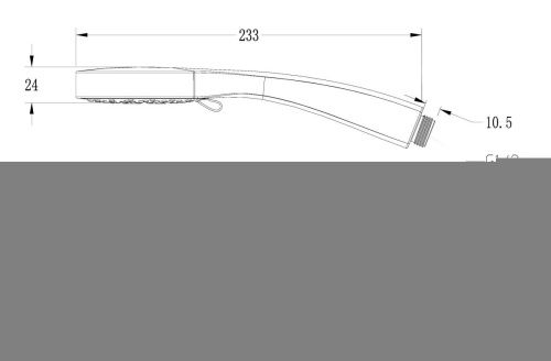 Душевая лейка LeMark LM0813C цвет хром - фото 2
