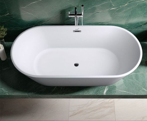 Ванна акриловая Cerutti SPA CT10509 170х75 отдельностоящая овальная с ножками - фото 3