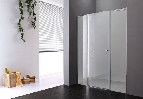 Душевая дверь Cezares ELENA ELENA-W-B-13-40+60/40-P-Cr-L 140х195 стекло рифленое профиль хром - фото 2