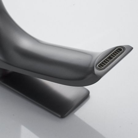 Смеситель Shevanik S4101T на раковину оружейная сталь