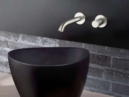 Смеситель для раковины Mamoli Tuttodunpezzo 47170000002A на столешницу нержавеющая сталь - фото 2