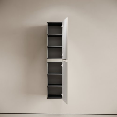 Шкаф-пенал Sancos CODE PCD35GP 40х170 подвесной цвет бежевый/серый - фото 3