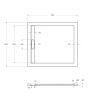 Душевой поддон Cezares TRAY-AS-AH-90/80-30-W 90х80 искусственный мрамор белый без ножек