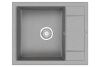 Кухонная мойка Granula 6002, БАЗАЛЬТ 60х50 цвет серый поверхность матовая
