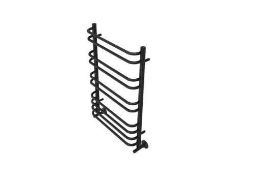 Полотенцесушитель водяной Aquatek Пандора AQ RRС1080BL 50х80 черный - фото 2