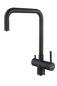 Смеситель для кухни Paulmark WETTER We213030-BLM на мойку черный