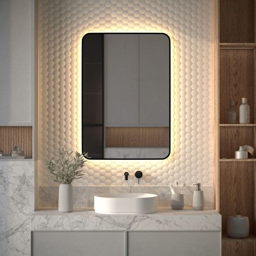 Зеркало с подсветкой Defesto AURA DF 2979 70х100 подвесное - фото 3