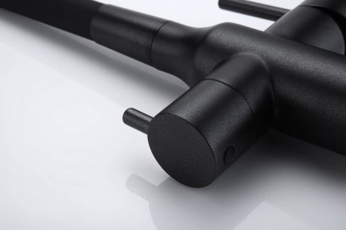 Смеситель для кухни Paulmark SALIX Sa213419-BLM на мойку черный - фото 3