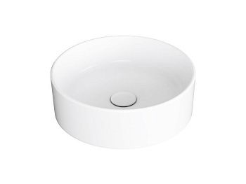 Раковина из сантехнического фаянса Simas FO 01 bia 40х40 накладная цвет белый