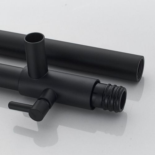 Душевая стойка Shevanik S6826H настенная цвет черный - фото 5