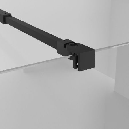 Душевая перегородка Niagara Nova NG-670-12ВLACK 120х195 стекло прозрачное профиль черный