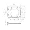 Крышка сиденье для унитаза BelBagno  BB903SC