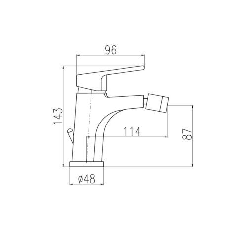 Смеситель RavSlezak Colorado CO145.5KZ на биде золото - фото 2