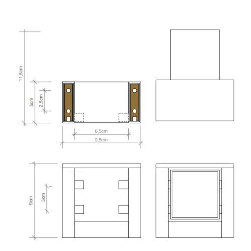 Стакан Decor Walther Brick 591900 - фото 2