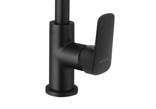 Смеситель для кухни Aquatek ВЕГА AQ1081MB на мойку черный - фото 2