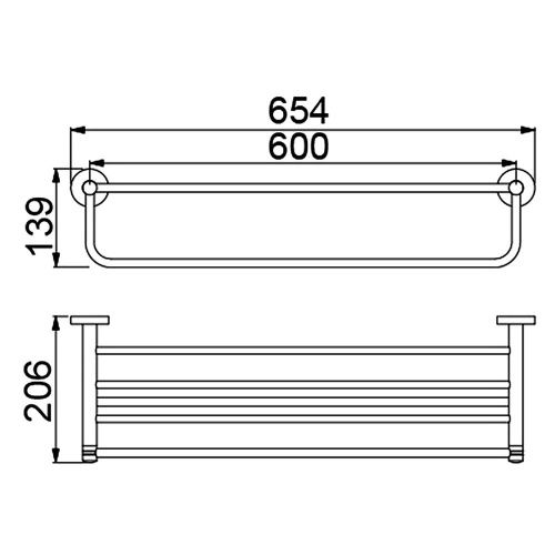 Полка Timo Saona 13058/17 - фото 5