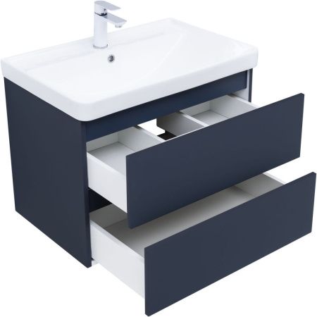 Тумба под раковину Aquanet Вега 2.0 00337948 70х50 подвесная цвет синий
