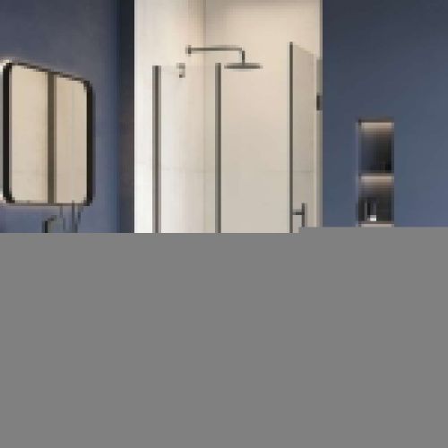 Душевая дверь RGW Hotel 350601212-14 120х195 стекло прозрачное профиль черный - фото 2