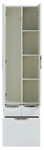 Шкаф-пенал Misty Орхидея П-Жас05050-0112Я 50х200 напольный цвет белый - фото 3