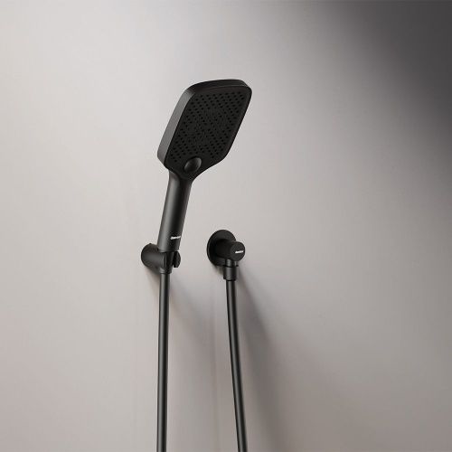 Душевая система Damixa Gala 953520300 встраиваемая в стену цвет черный - фото 5