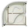 Душевой поддон акриловый Royal Bath BK RB90BK 90х90 белый с ножками