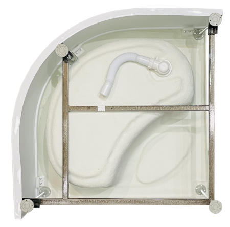 Душевой поддон акриловый Royal Bath BK RB90BK 90х90 белый с ножками