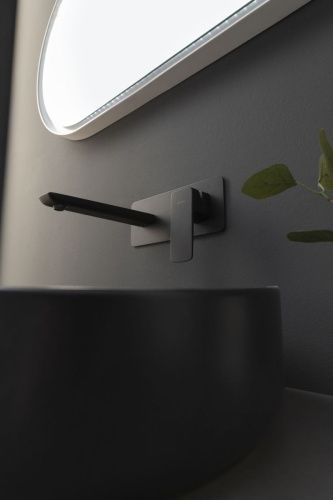 Раковина керамическая Allen Brau Fantasy 4.11022.31 60х40 накладная цвет черный без отверстий под смеситель - фото 5