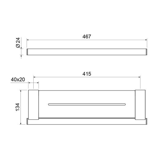 Полка Timo Luiro 18573/18 - фото 2