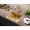 Кухонная мойка Grandex Aqua 5010861 50х45 цвет золото поверхность матовая
