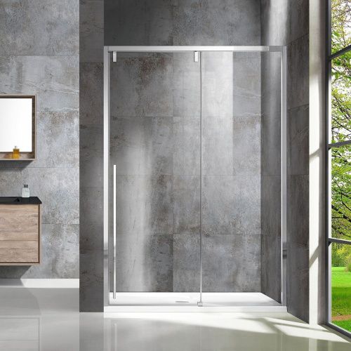 Душевая дверь Vincea Lugano VDS-1L160CL-1 160х195 стекло прозрачное профиль хром