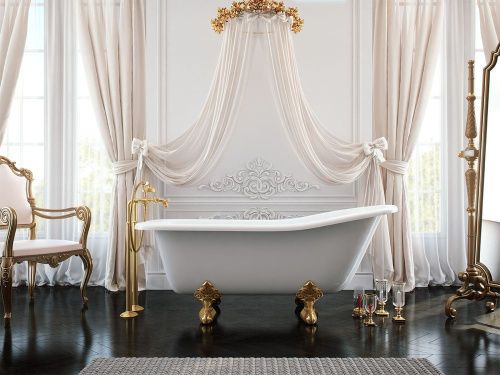 Ванна из литьевго мрамора Эстет Царская ФР-00014625 150х75 отдельностоящая овальная - фото 5