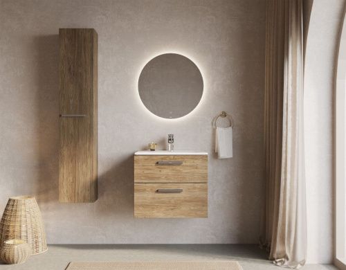 Шкаф-пенал Roca Victoria A857564517 30х150 подвесной цвет бежевый - фото 3