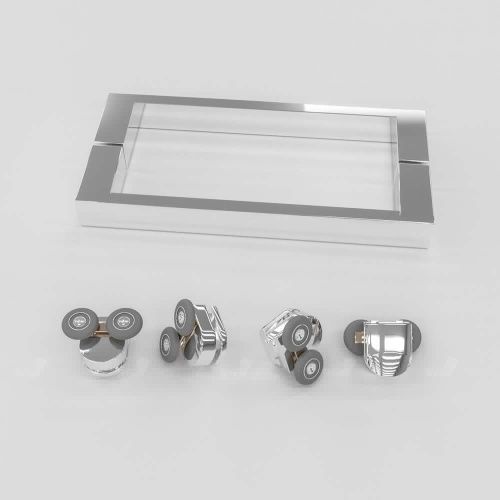 Душевая дверь RGW Classic 32091416-11 160х185 стекло прозрачное профиль хром - фото 2