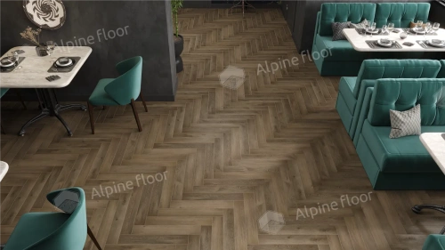 Ламинат Alpine Floor Herringbone 12 Pro New LF106-11 Дуб Анжу толщина 1.2 см 34 класс 606х101 - фото 4